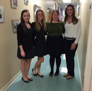 IU PRSSA members spend the morning at National Chimney Sweep Guild. Picture by Allison Lara.